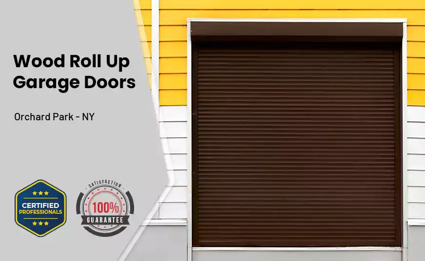 Wood Roll Up Garage Doors Orchard Park - NY 